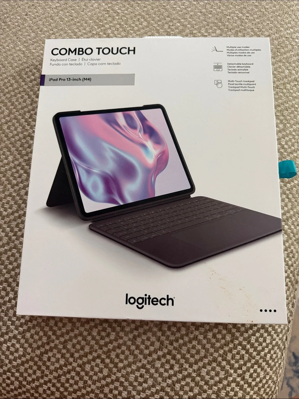 Logitech Combo Touch Keyboard Case for iPad Pro 13-inch — Black